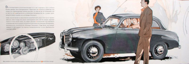 Goliath Modelprogram 1953 "Der neue Personenwagen" Carbrochure  (10099)